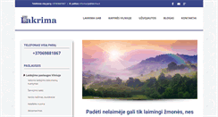 Desktop Screenshot of lakrima.lt